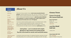 Desktop Screenshot of genoalivestock.com